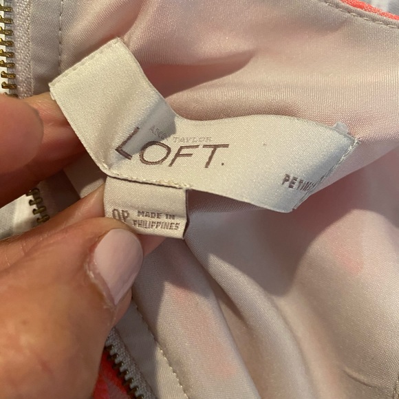 Loft Women’s Sleeveless Damask Classic Dress 0P - Picture 3 of 16